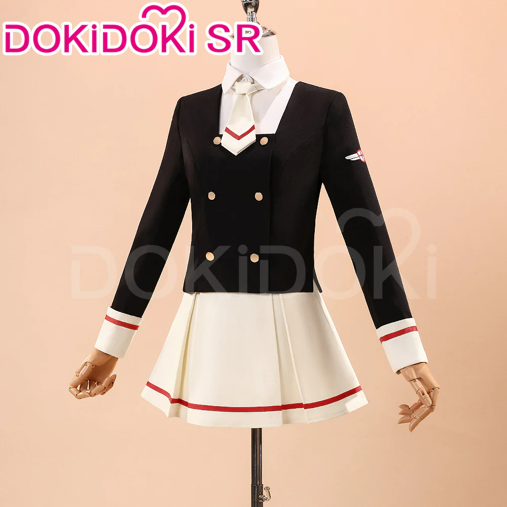 DokiDoki-SR Anime Card Captor Sakura Cosplay Kinomoto Sakura Tomoe Junior High School Uniform Costume Cardcaptor - Image 2