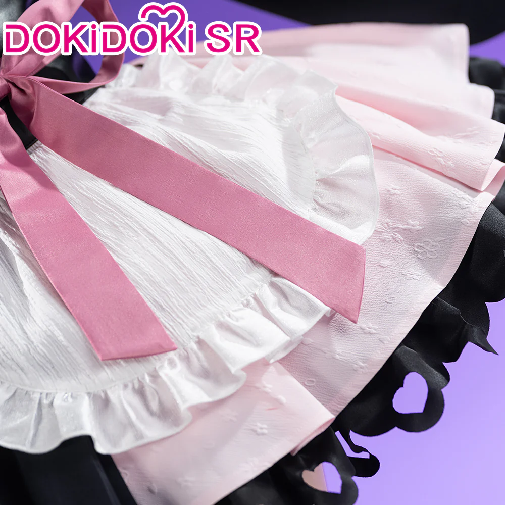 DokiDoki-SR Anime Cosmic Princess Kaguya! Cosplay Komazawa Noi Costume Cute Maid - Image 3