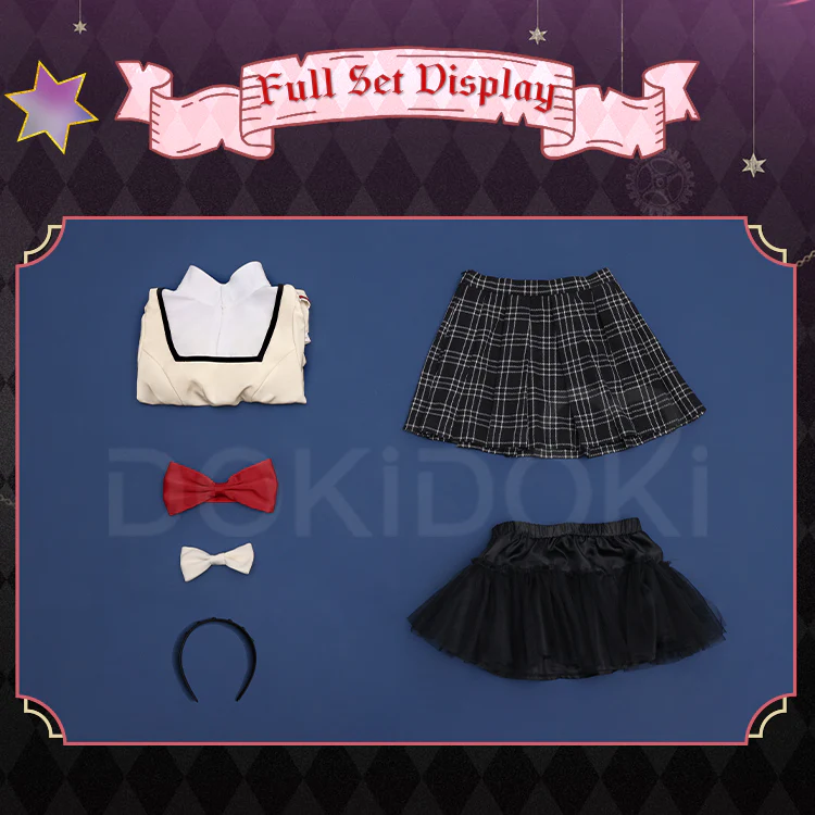 【Partially Ready For Ship】DokiDoki-SR Anime Cosplay Costume Girls School Uniform - Image 11