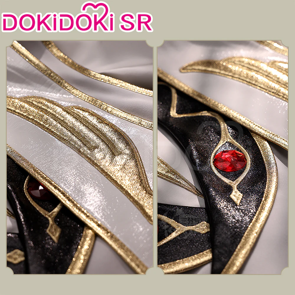 【Ready For Ship】【Size S-2XL】DokiDoki-SR Anime Cosplay Emperor Costume White / Black Uniform King Wear - Image 2
