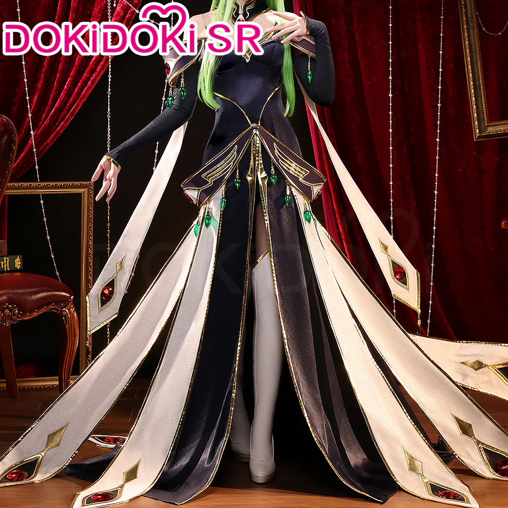 【Ready For Ship】DokiDoki-SR Anime Cosplay Queen Costume White / Black Uniform King Wear - Image 2