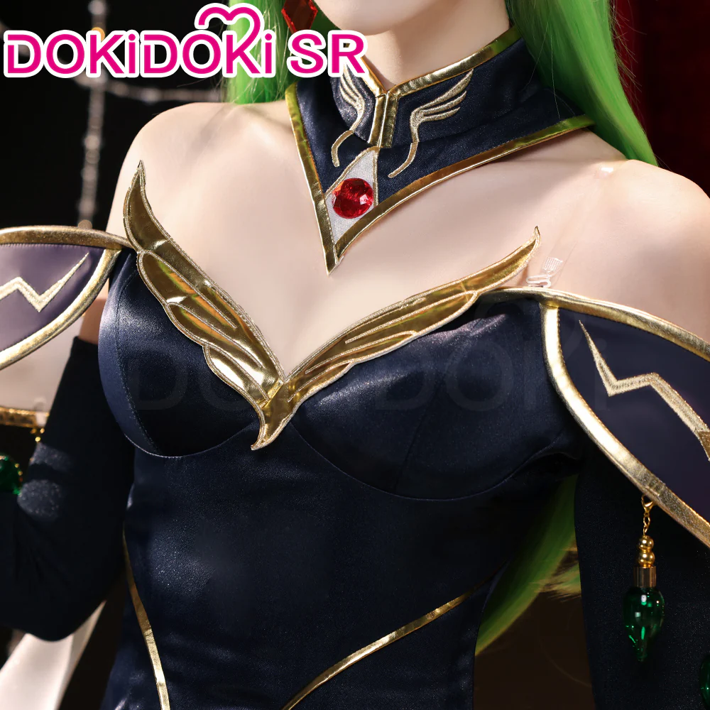 【Ready For Ship】DokiDoki-SR Anime Cosplay Queen Costume White / Black Uniform King Wear - Image 3