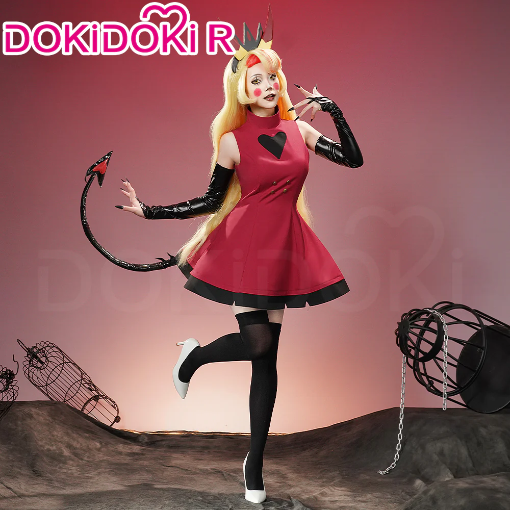 【Ready For Ship】【Size S-3XL】DokiDoki-R Anime Hell Hotel Cosplay Costume Battle Dress / Tails