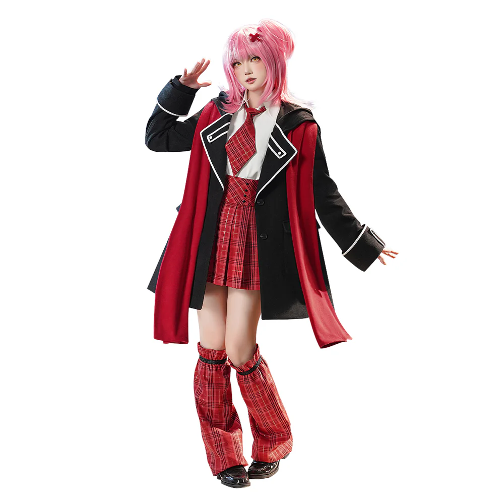 DokiDoki-SR Anime Shugo Chara! Cosplay Hinamori Amu Costume School Uniform - Image 5