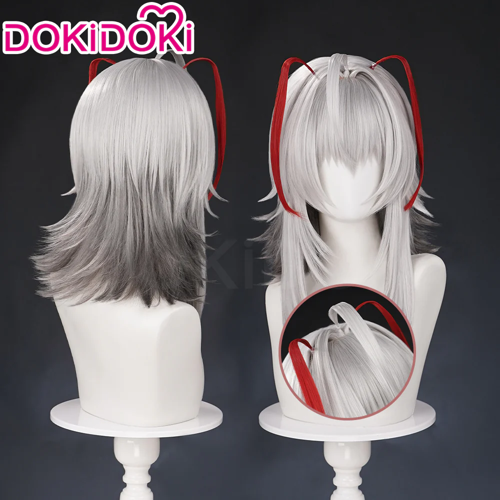 DokiDoki-SR Game Arknights Cosplay Wisadel W Costume / Wig 5th Anniversary - Image 7
