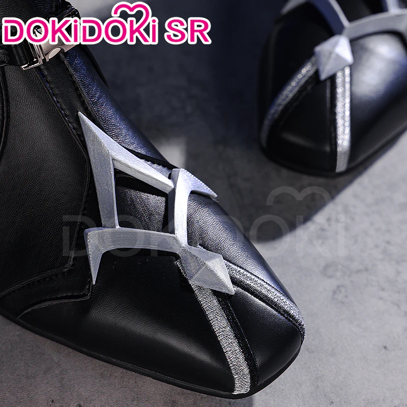 【Long Ver Ready For Ship】DokiDoki-SR Game Genshin Impact Cosplay Flins Shoes Short / Long Boots - Image 9