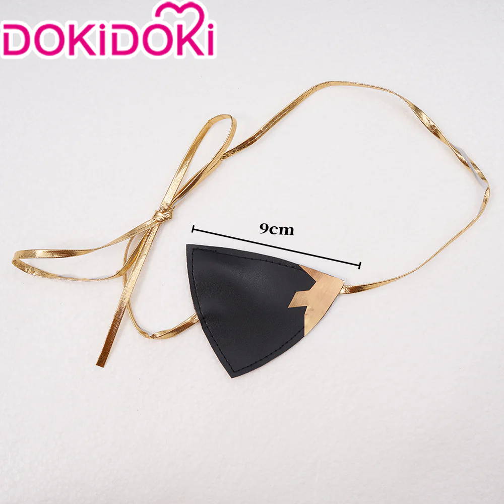 【Ready For Ship】DokiDoki Game Genshin Impact Cosplay  Kaeya Wig/ Eye-Patch  Long Dark Blue - Image 6