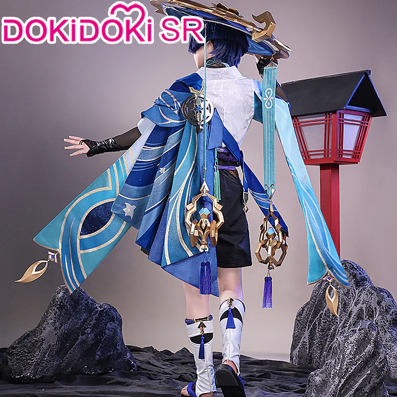 【Partially Ready For Ship】【Size S-3XL】【Bust Lighting】DokiDoki-SR Game Genshin Impact Cosplay Wanderer Costume Scaramouche - Image 3