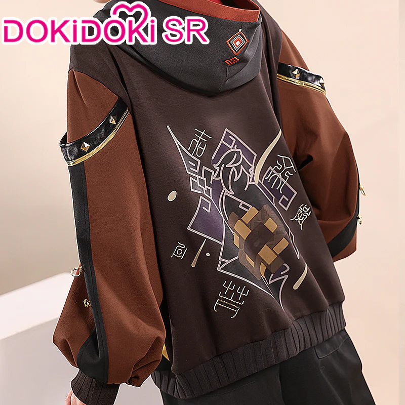DokiDoki-SR Game Genshin Impact Cosplay Tartaglia / Zhong Li Doujin Bag Hat ZhongLi  Childe - Image 4