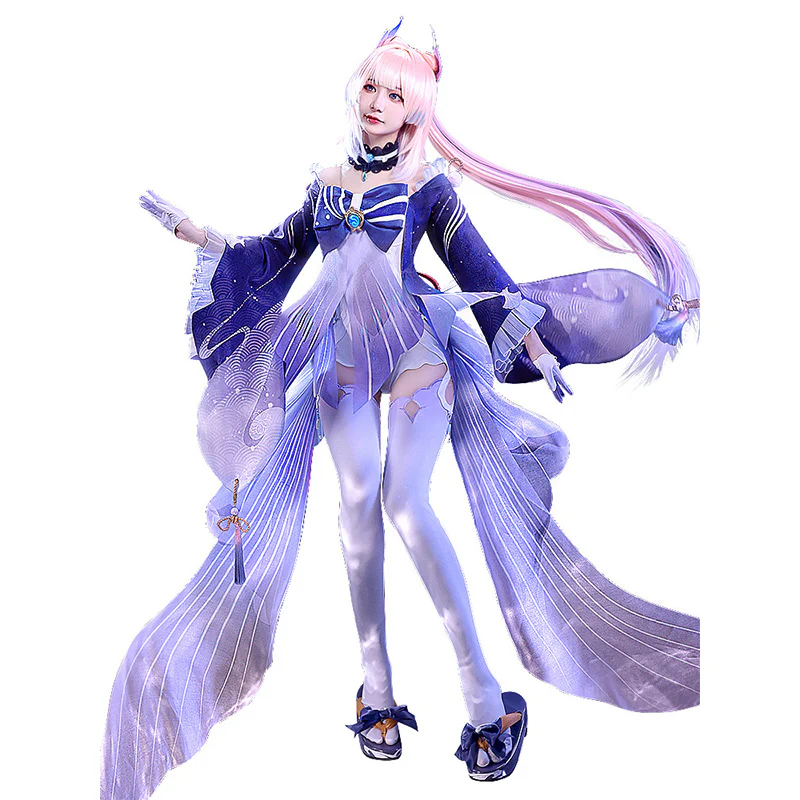 【Ready For Ship】【Last Batch】DokiDoki-SR Game Genshin Impact Sangonomiya Kokomi Cosplay Costume Women - Image 12