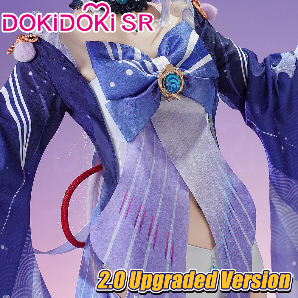 【Ready For Ship】【Last Batch】DokiDoki-SR Game Genshin Impact Sangonomiya Kokomi Cosplay Costume Women - Image 2