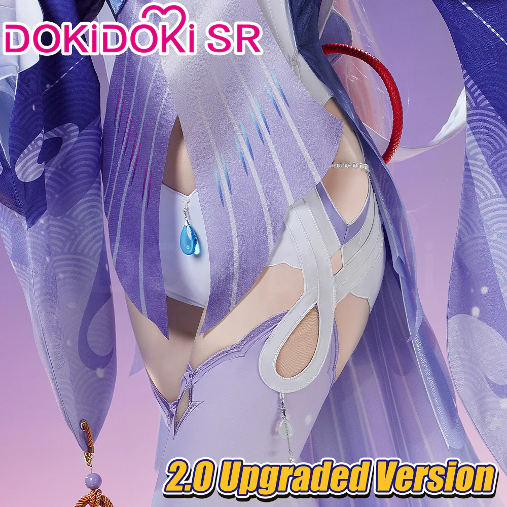 【Ready For Ship】【Last Batch】DokiDoki-SR Game Genshin Impact Sangonomiya Kokomi Cosplay Costume Women - Image 4