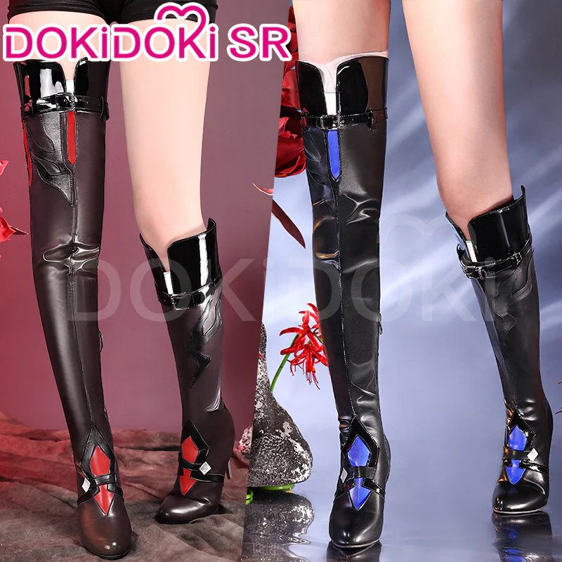 【Partially Ready For Ship】DokiDoki-SR Game Honkai: Star Rail Cosplay Acheron Shoes