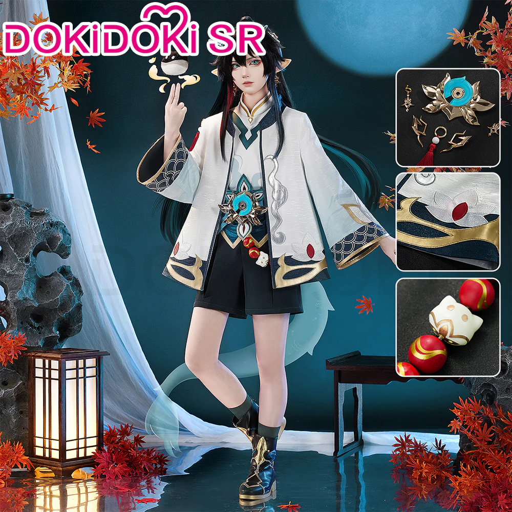 DokiDoki-SR Game Honkai: Star Rail Cosplay Dan Heng Little Kitty Acrylic Stand Costume Imbibitor Lunae