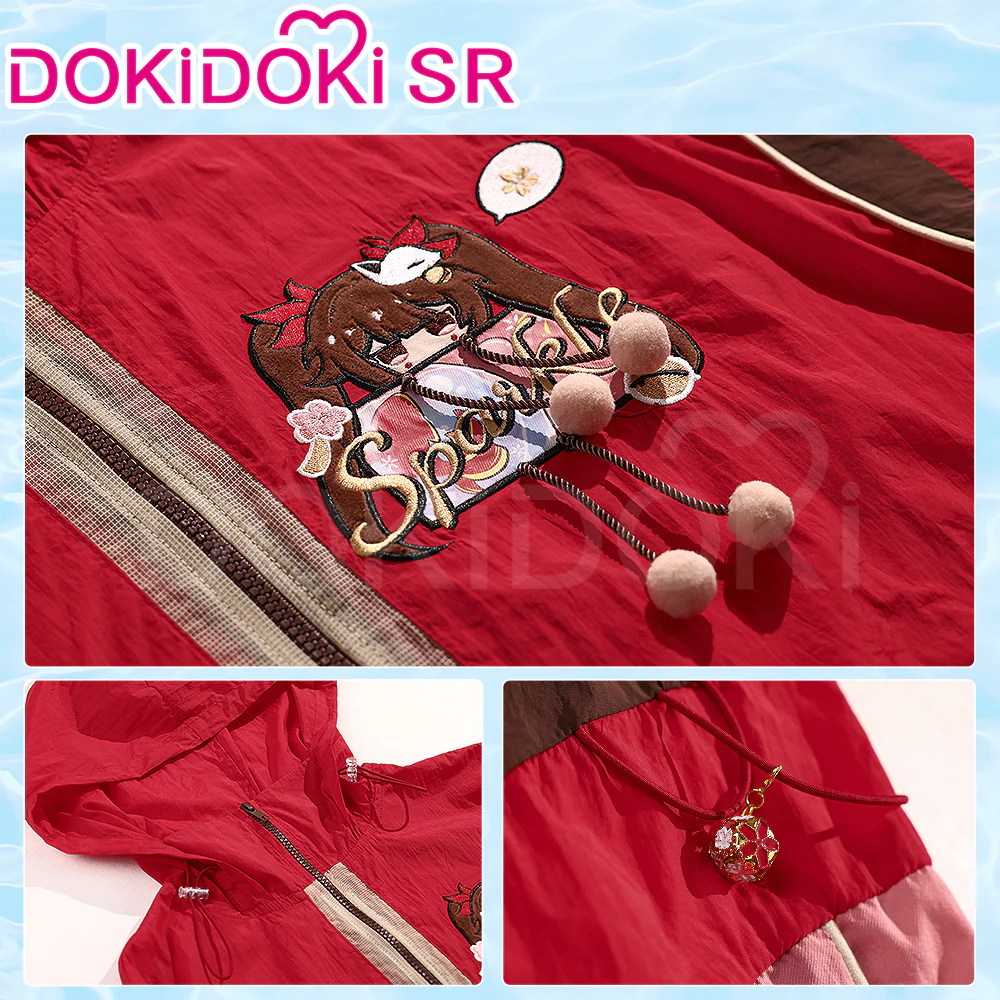 DokiDoki-SR Game Honkai: Star Rail Cosplay Hanabi / Feixiao Costume Sun Protection Jacket Sparkle Doujin Casual Wear - Image 5