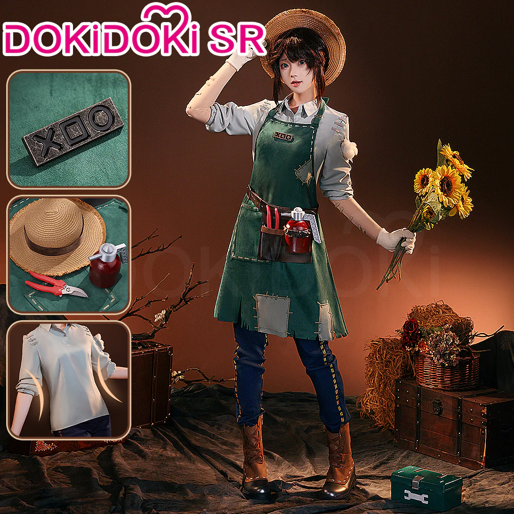 DokiDoki-SR Game Identity V Cosplay Gardener Emma Woods Costume Lisa Beck idv