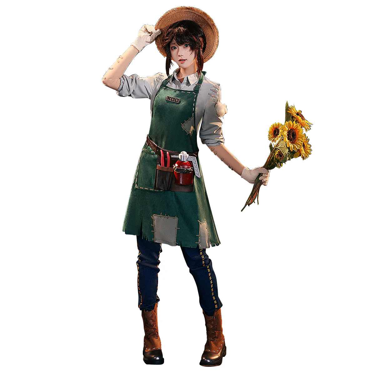 DokiDoki-SR Game Identity V Cosplay Gardener Emma Woods Costume Lisa Beck idv - Image 6