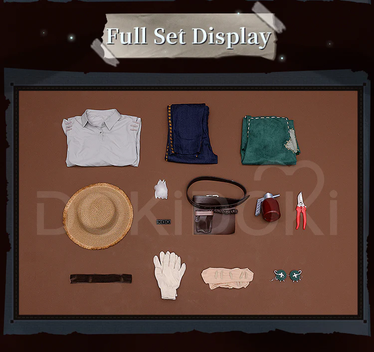 DokiDoki-SR Game Identity V Cosplay Gardener Emma Woods Costume Lisa Beck idv - Image 7