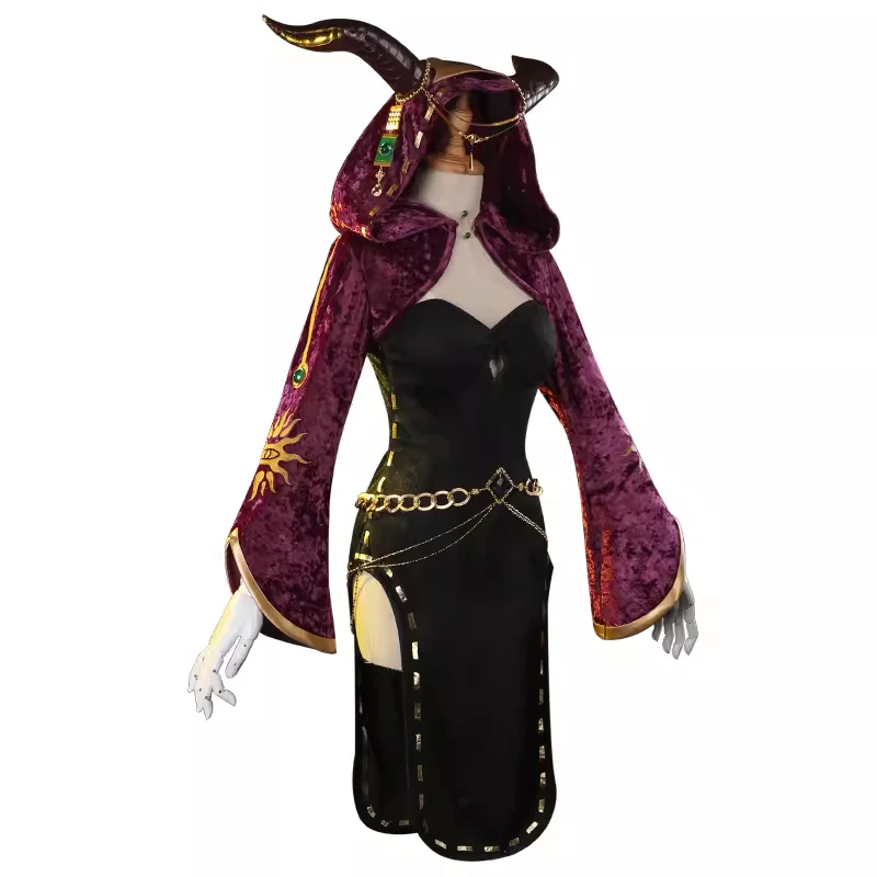 【LAST BATCH】Dokidoki-SR Game Identity V Cosplay Priestess Fiona Gilman Costume / Wig Idv - Image 5