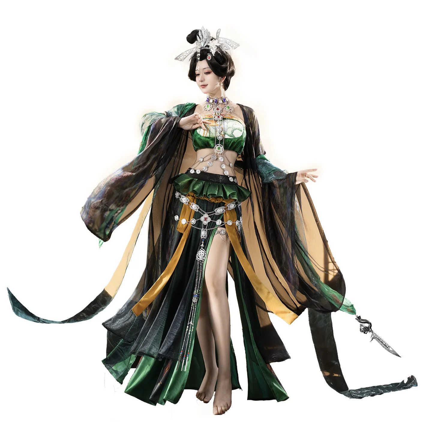 DokiDoki-SR Game Where Winds Meet Cosplay Floral Reverie Sect Uniform Costume Zui Hua Yin Zuihuayin - Image 6