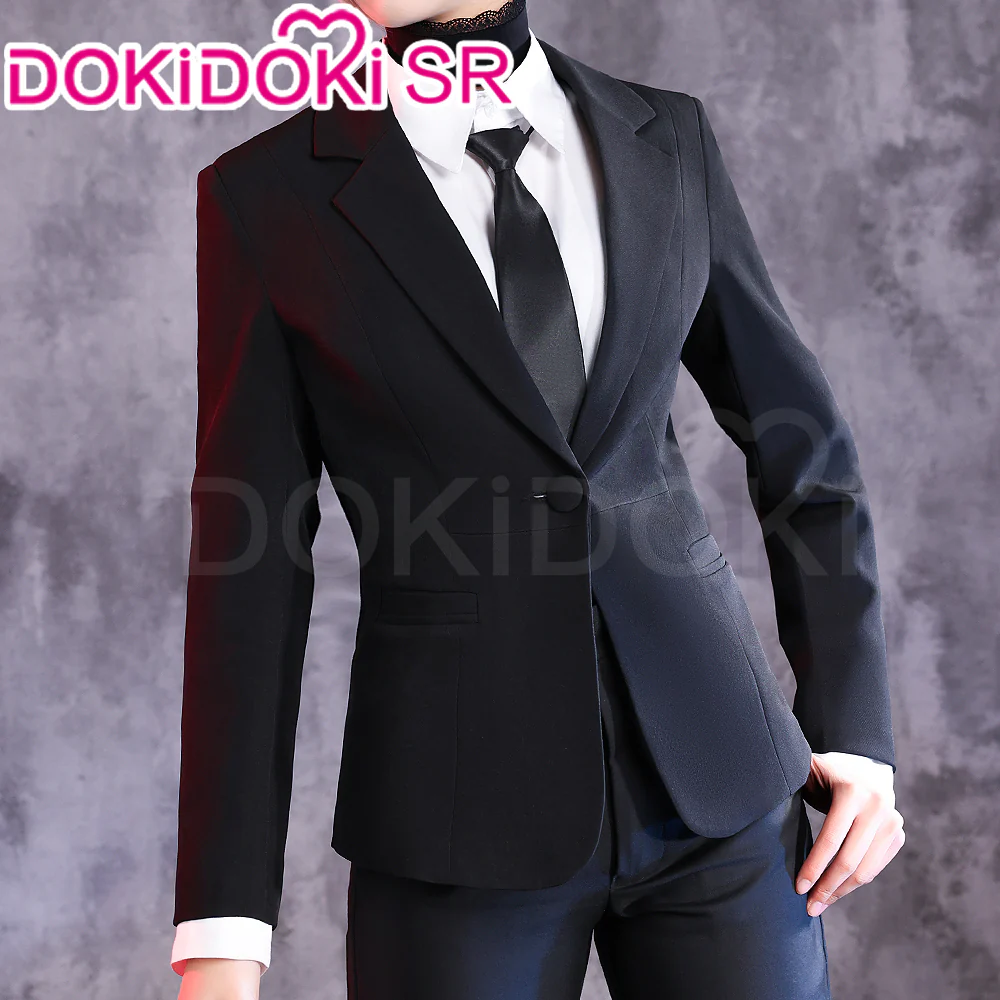 【Partially Ready For Ship】【Size S-2XL】DokiDoki-SR Manga Anime Cosplay Black Suit Costume - Image 2