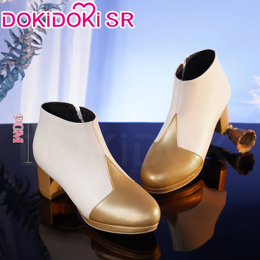 【Partially Ready For Ship】【7 Diffrent Lights】DokiDoki-SSR Game Genshin Impact Traveler Lumine Cosplay Costume Ying /Shoes - Image 17