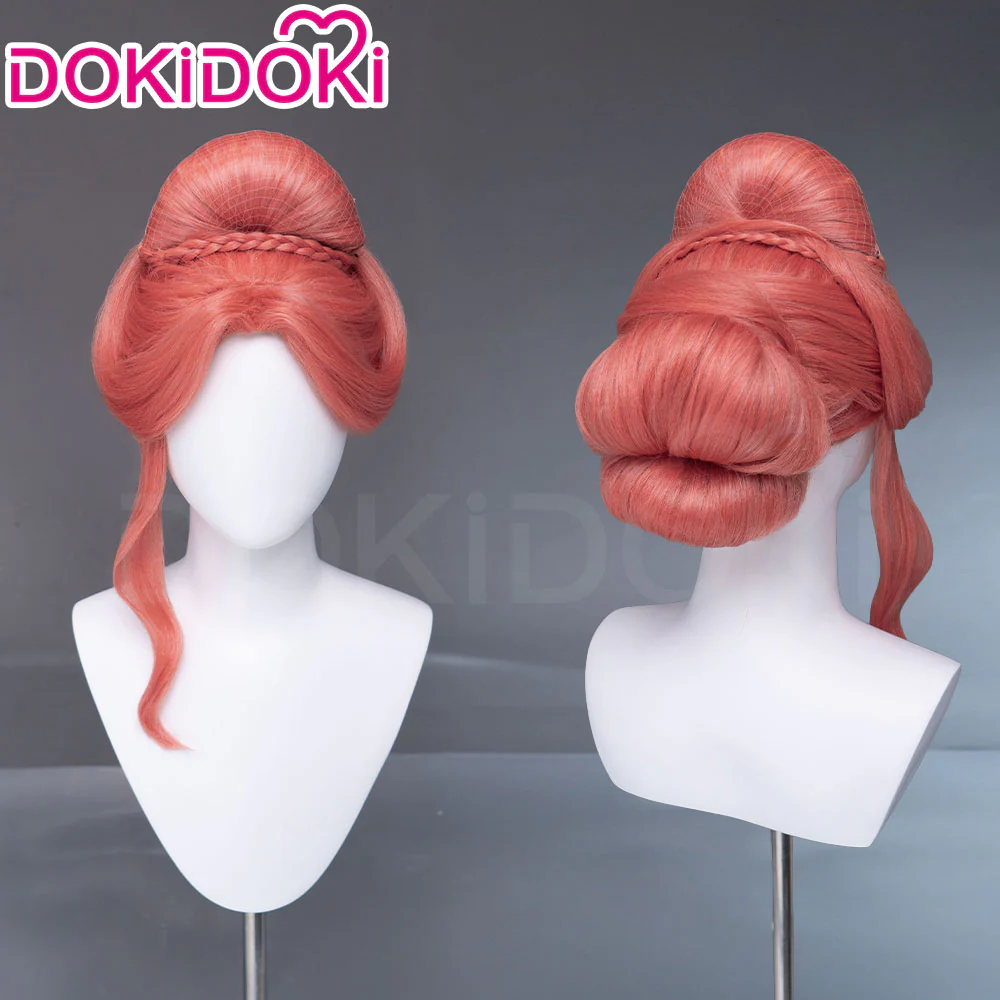 DokiDoki The Apothecary Diaries Cosplay Gyokuyou Wig Red Hair High Bun