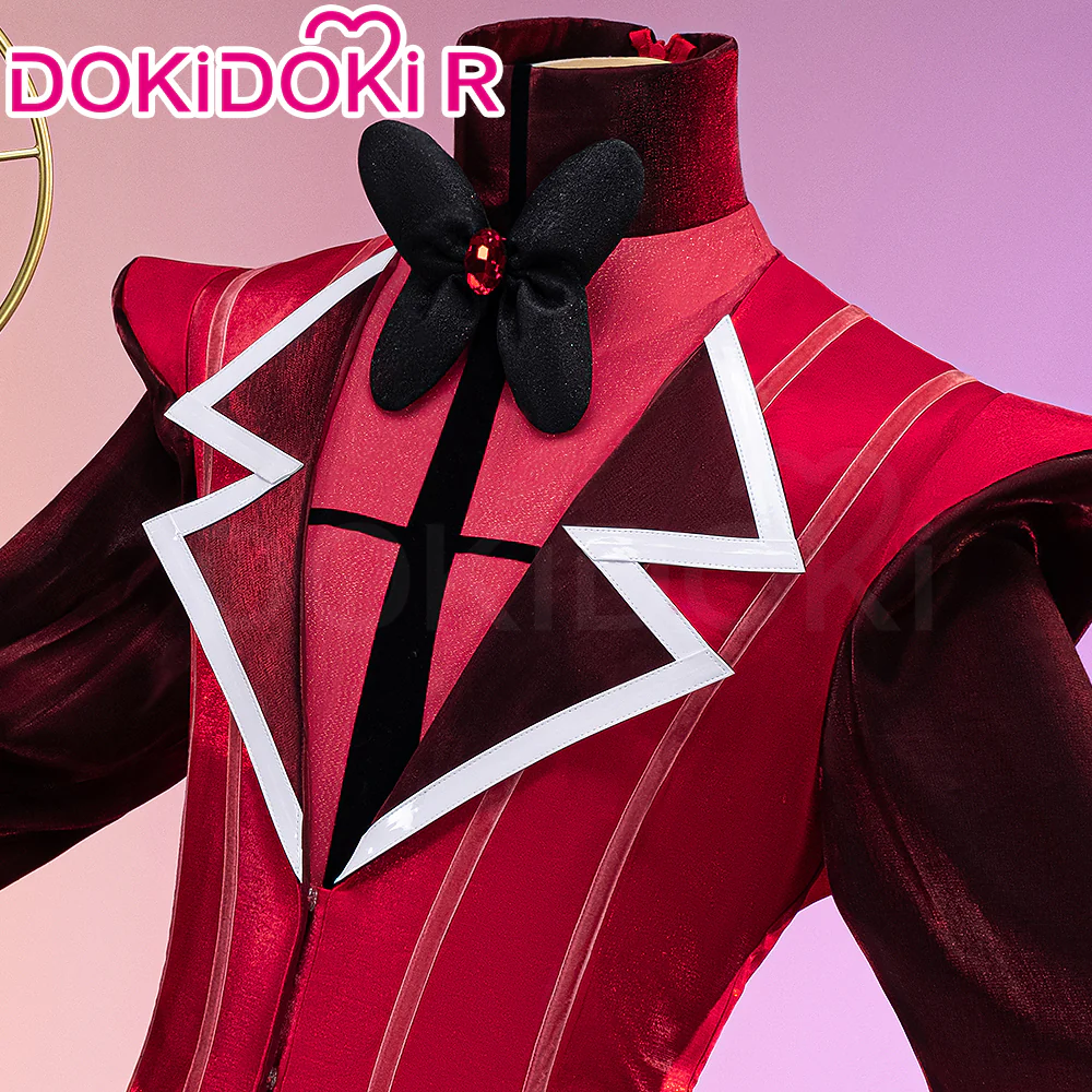 【US/EU LOCAL SHIPPING】【Size S-3XL】DokiDoki-R Anime Hell Hotel Cosplay Costume Demon Red Suit - Image 5