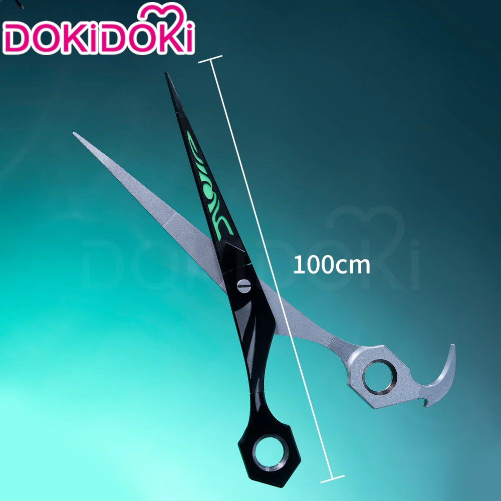 【Glowing】【28 / 100 CM】DokiDoki Anime GACHIAKUTA Cosplay Riyo Reaper Prop Scissors - Image 7