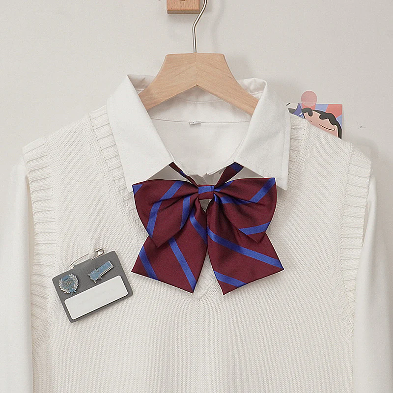 【In Stock】DokiDoki Anime LoveLive! School Idol Project Cosplay Honoka Kousaka / Minami Kotori / Nozomi Toujou / Hoshizora Rin / Maki Nishikino / Koizumi Hanayo / Nico Yazawa / Ayase Eli / Sonoda Umi Lovelive Uniform Bow Tie - Image 3