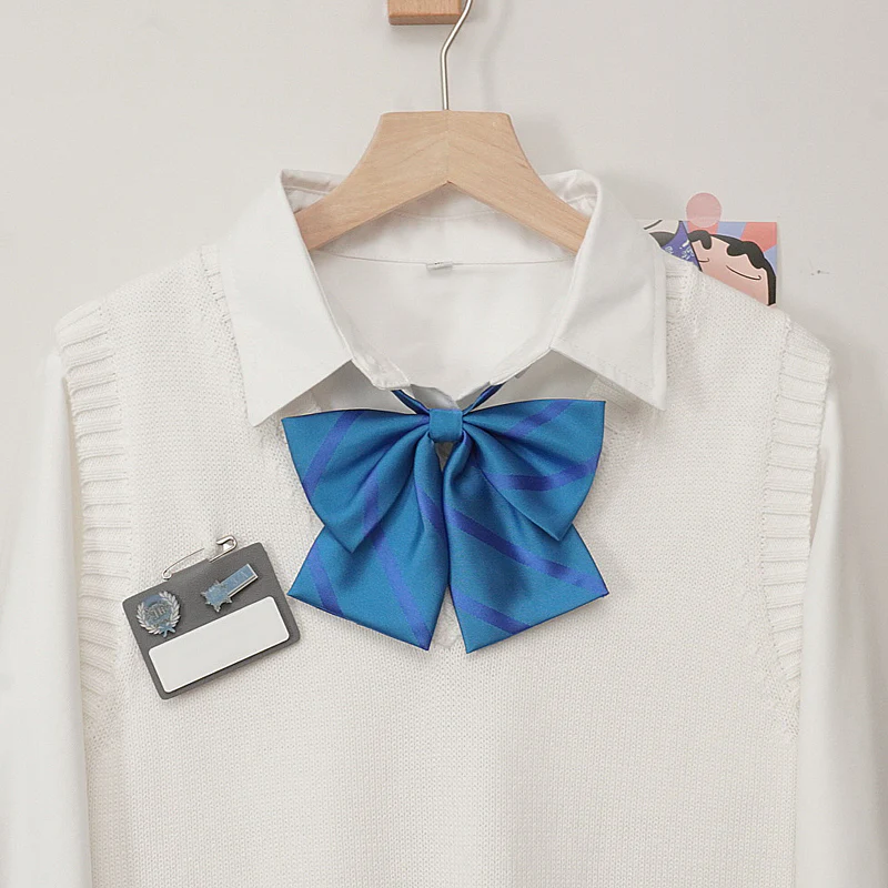 【In Stock】DokiDoki Anime LoveLive! School Idol Project Cosplay Honoka Kousaka / Minami Kotori / Nozomi Toujou / Hoshizora Rin / Maki Nishikino / Koizumi Hanayo / Nico Yazawa / Ayase Eli / Sonoda Umi Lovelive Uniform Bow Tie - Image 4