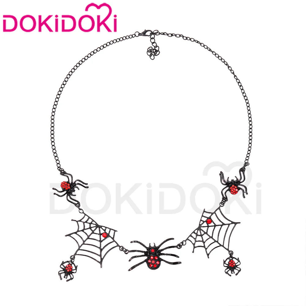 【In Stock】DokiDoki Cosplay Halloween Prop Spider Necklace / Earrings - Image 2