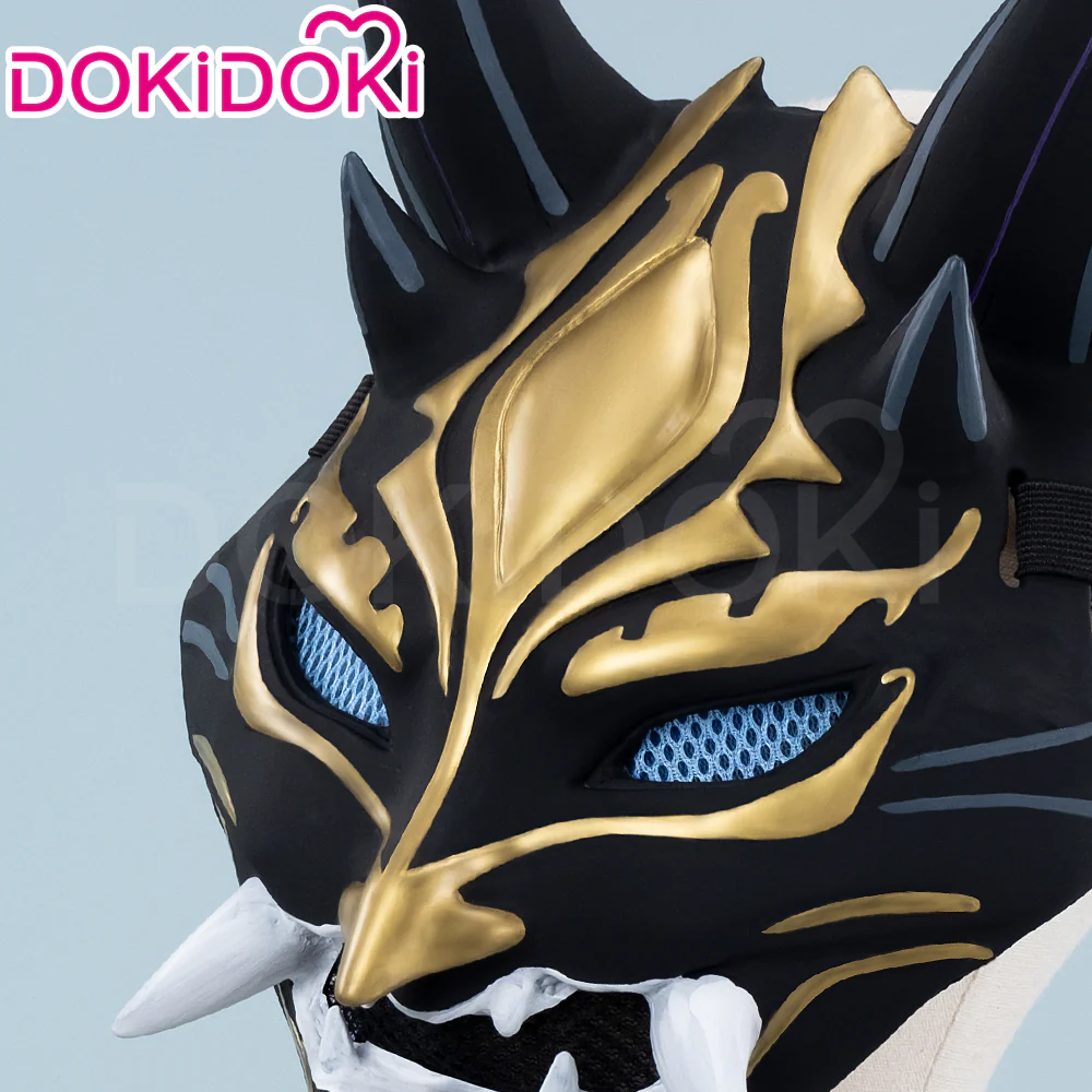 【Partially Ready For Ship】DokiDoki Game Genshin Impact Cosplay Xiao Mask PVC Resin - Image 6