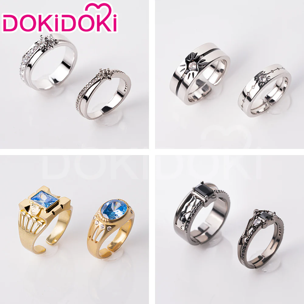 【In Stock】DokiDoki Game Love And Deepspace Cosplay Xavier /  Sylus / Zayne / Rafayel Ring Level 100  Couple's Rings