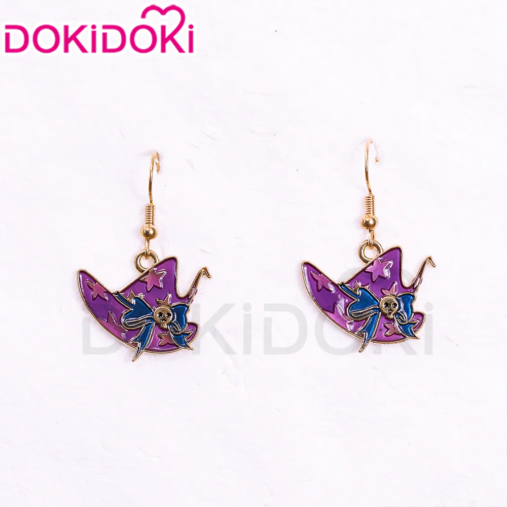 【Partial Ready For Ship】【In Stock】DokiDoki Halloween Spider / Skull / Ghost / Witch Hat / Bat / Cross / Cat Earrings - Image 8
