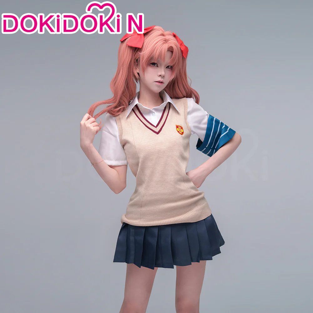 【In Stock】DokiDoki-N Anime A Certain Scientific Railgun Cosplay Shirai Kuroko Costume School Uniform - Image 2