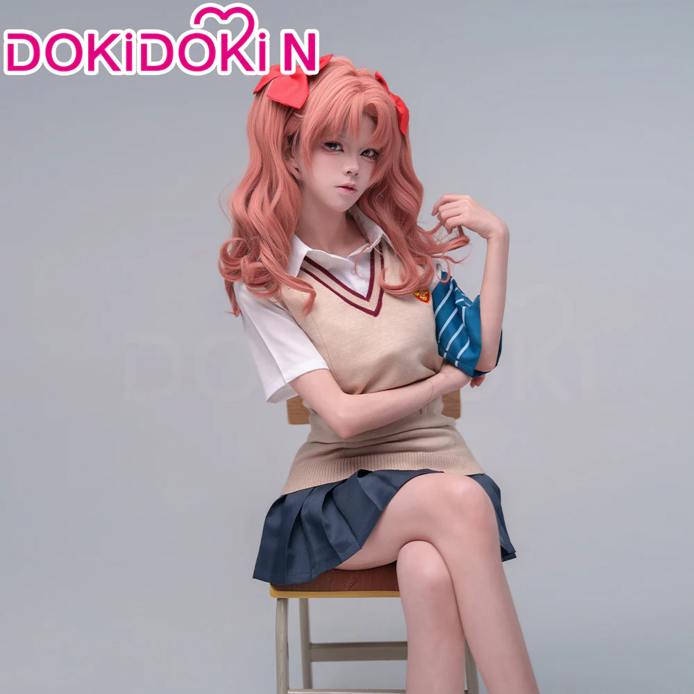【In Stock】DokiDoki-N Anime A Certain Scientific Railgun Cosplay Shirai Kuroko Costume School Uniform - Image 3