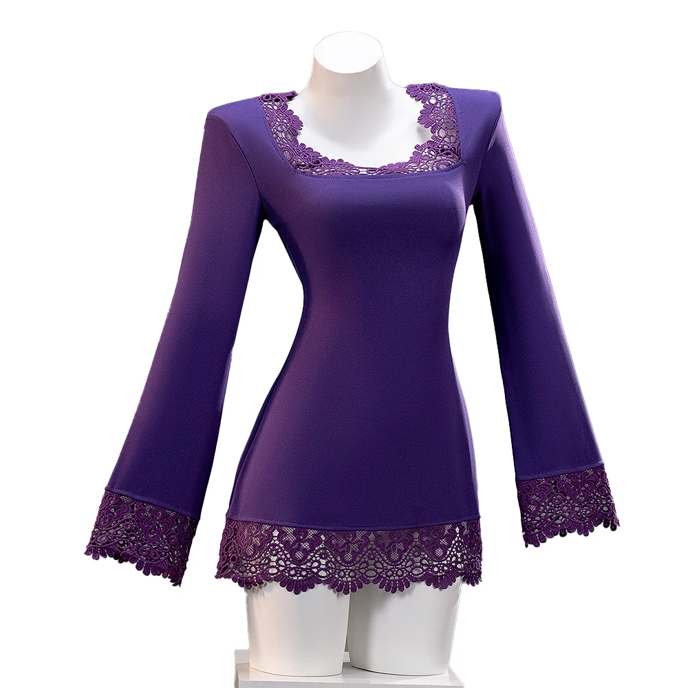 【In Stock】【Size XS-3XL】DokiDoki-N Anime Cosplay Women Costume Purple Dress Suit - Image 5
