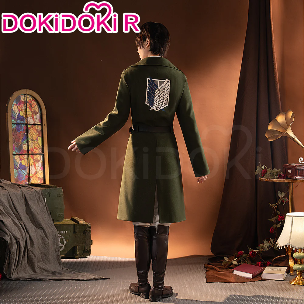 【In Stock】【Size S-2XL】 DokiDoki-R Anime Cosplay Dark Green Coat Costume - Image 2