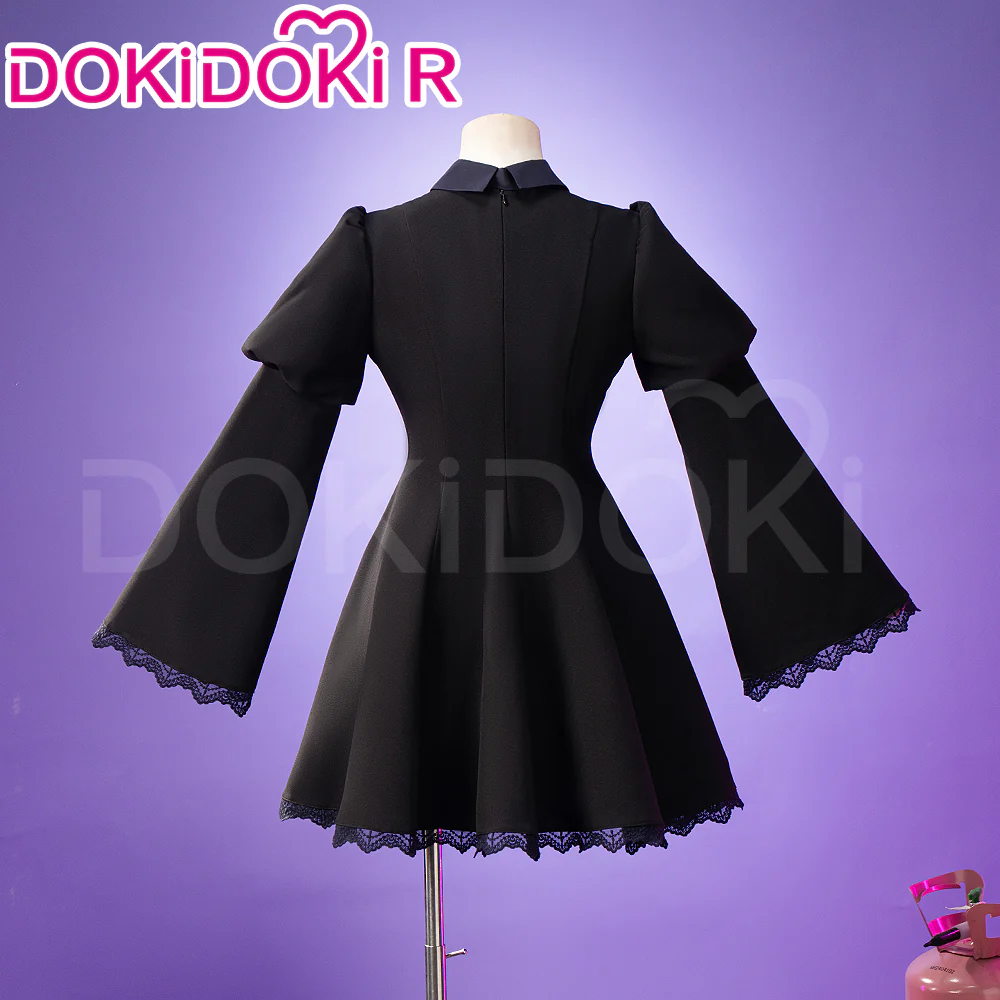 【In Stock】DokiDoki-R Anime Cosplay Costume Black Dress - Image 3