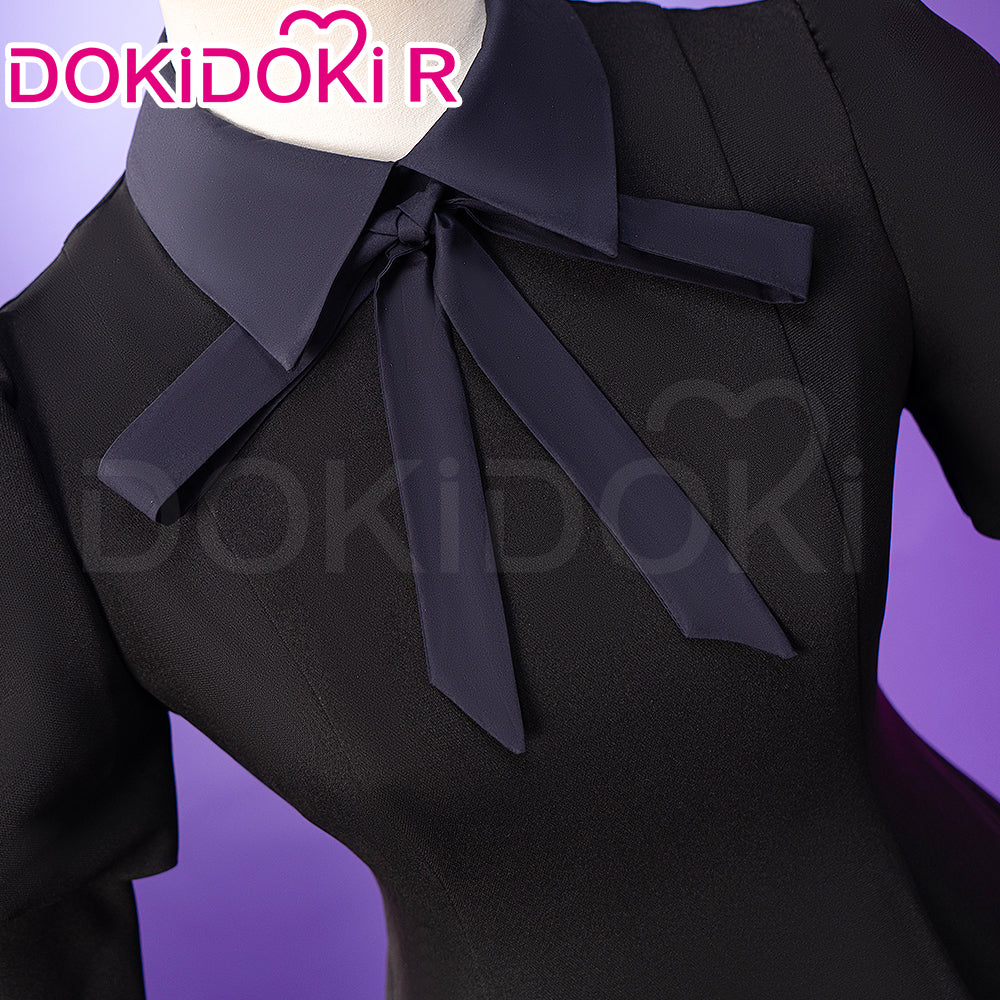 【In Stock】DokiDoki-R Anime Cosplay Costume Black Dress - Image 4
