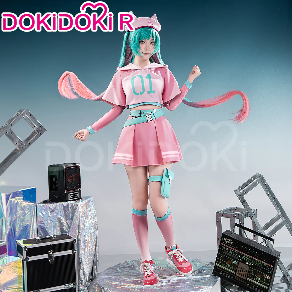 【Partially Ready For Ship】【Size XS-2XL】DokiDoki-R Cosplay  Costume Pink Dress