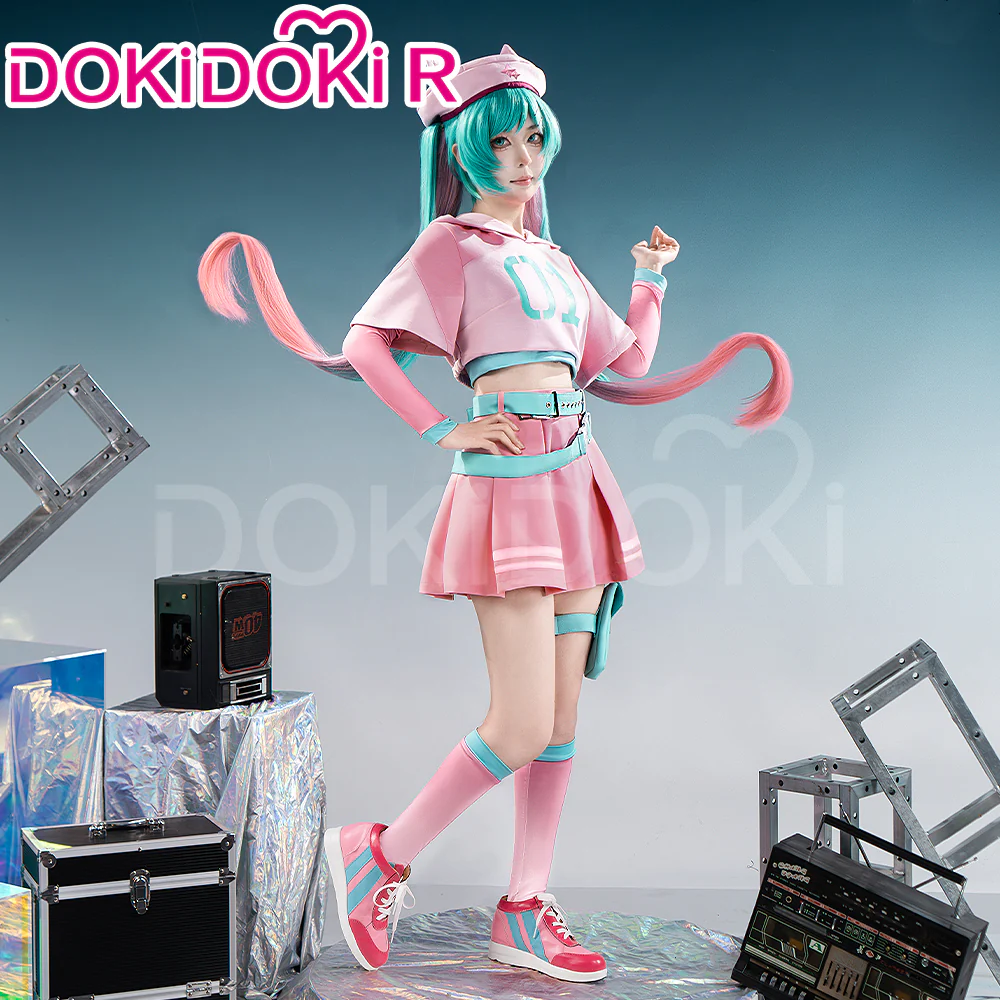 【Partially Ready For Ship】【Size XS-2XL】DokiDoki-R Cosplay  Costume Pink Dress - Image 2