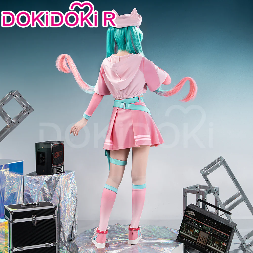 【Partially Ready For Ship】【Size XS-2XL】DokiDoki-R Cosplay  Costume Pink Dress - Image 3