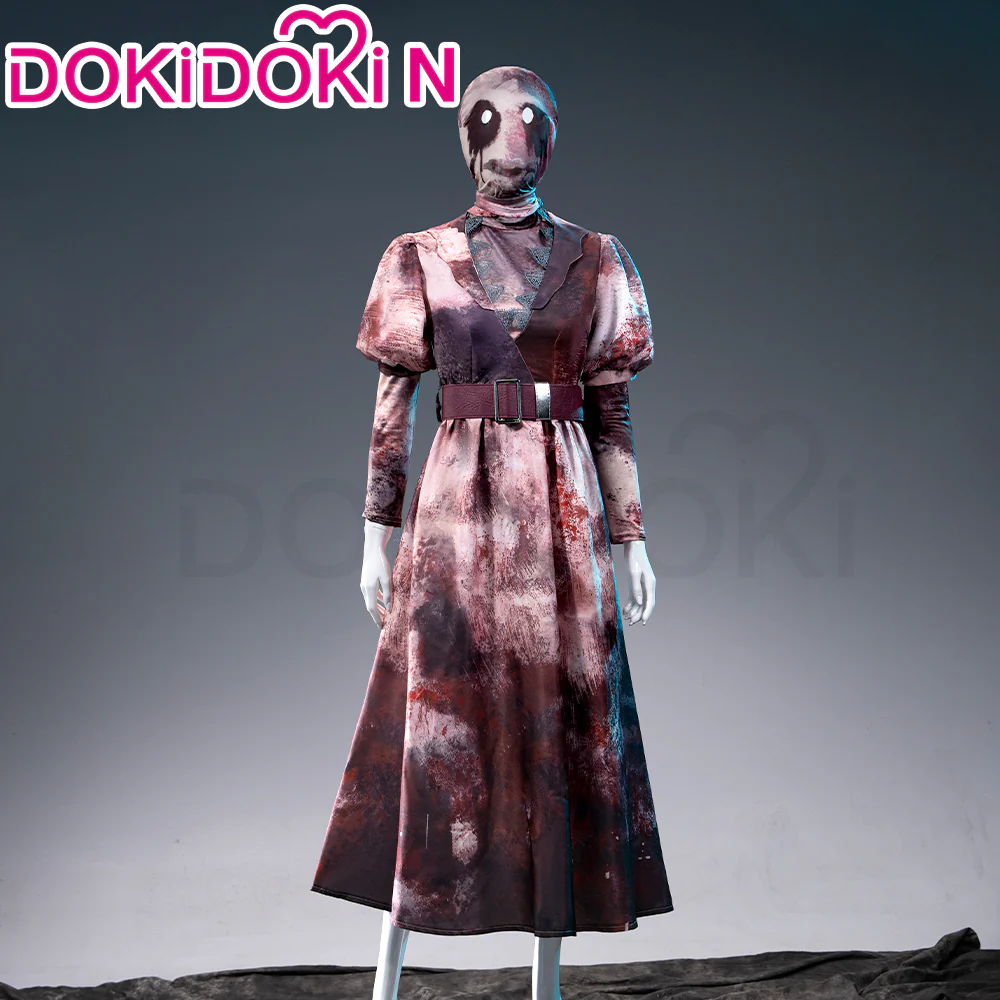 【In Stock】DokiDoki-R Cosplay Women Costume White Red Nurse Dress Halloween
