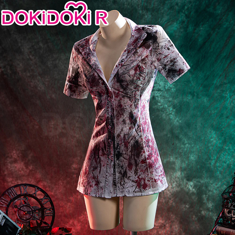 【In Stock】DokiDoki-R Movie Game Cosplay Nurse Costume Halloween - Image 2