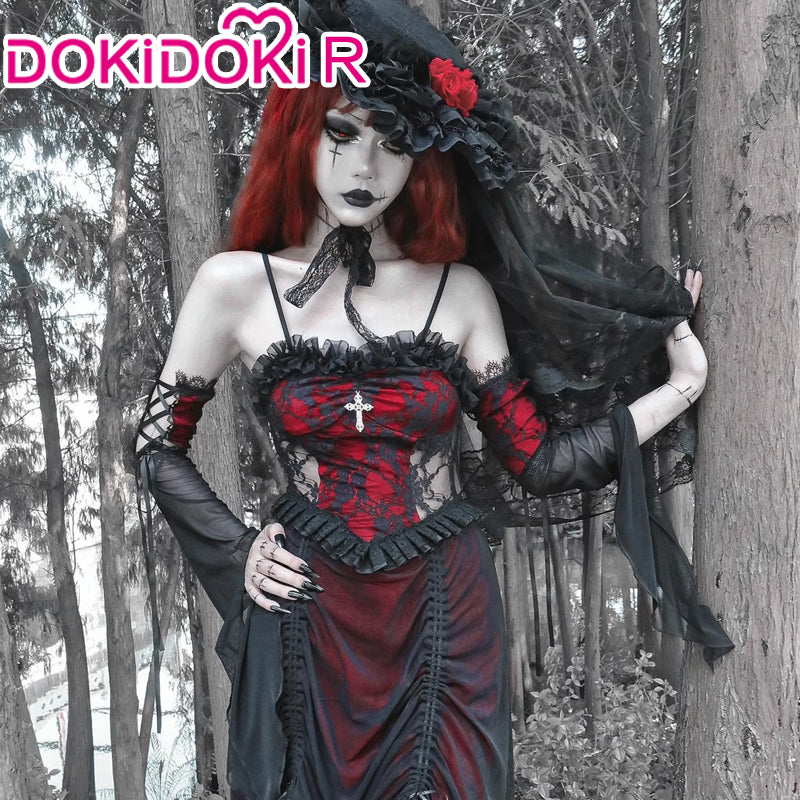 【Partial Size Ready For Ship】DokiDoki-R  Vampire Gotic Costume Halloween Dress - Image 5