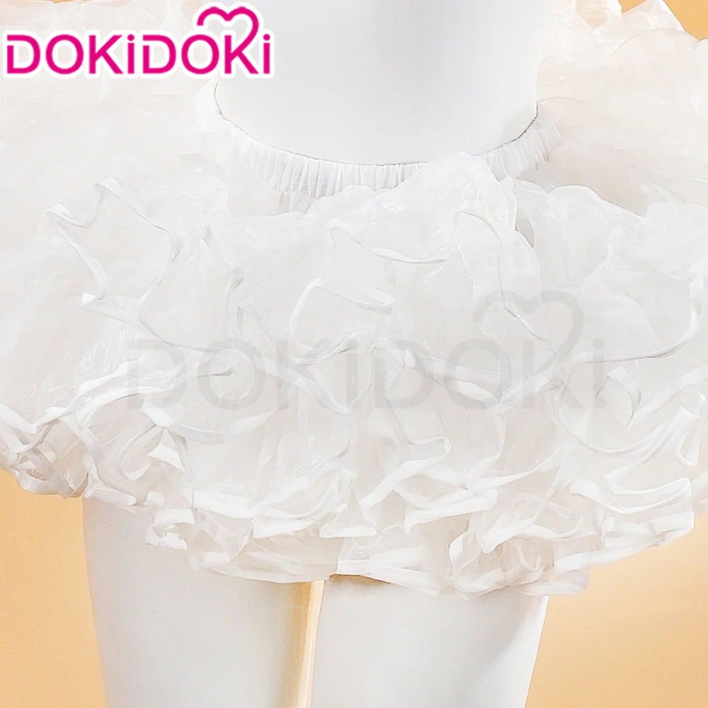 【US LOCAL SHIPPING 】DokiDoki White  IDOL Dress Petticoat Bustle Underskirt - Image 3