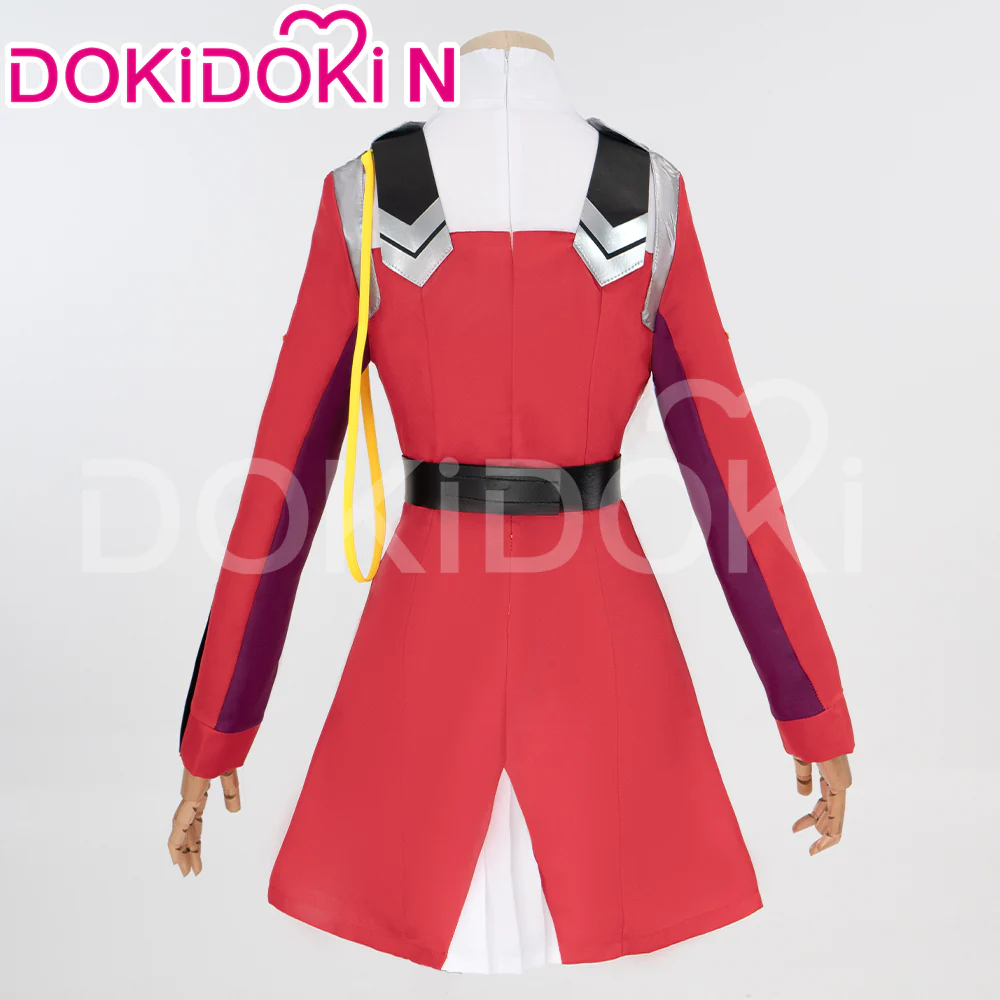 【In Stock】【Size S-2XL】DokiDoki-N Anime Code 002 Cosplay Costume Red Uniform - Image 3
