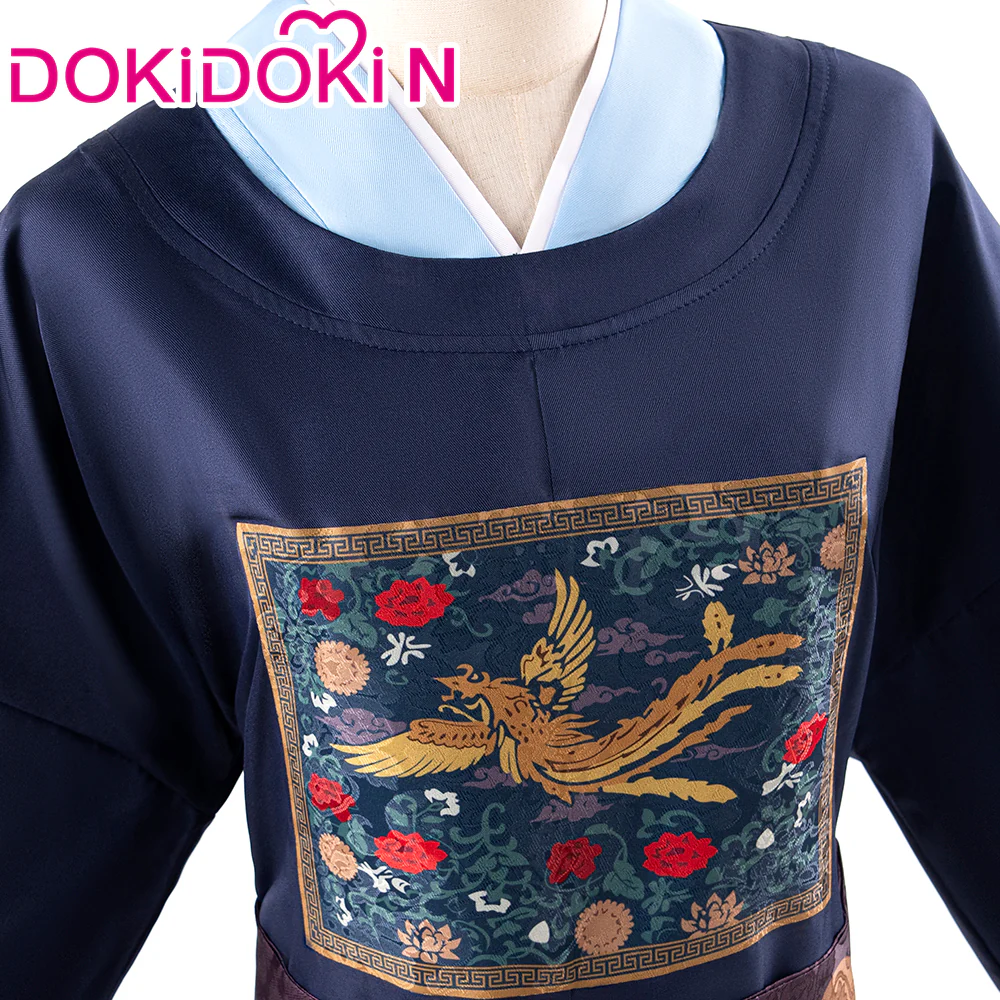 【In Stock】【Size S-2XL】DokiDoki-N Anime The Apothecary Diaries Cosplay Jinshi Costume Blue Court Dress - Image 4